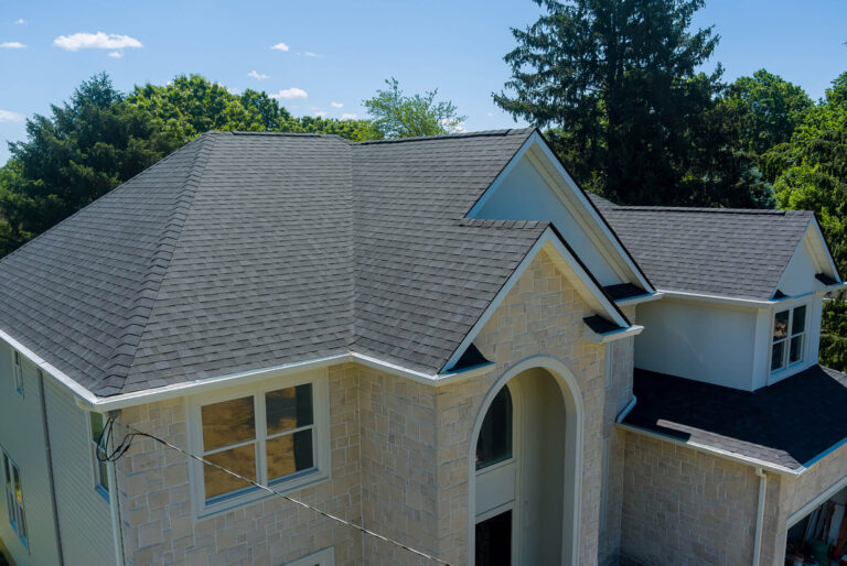 Durable roof protecting home