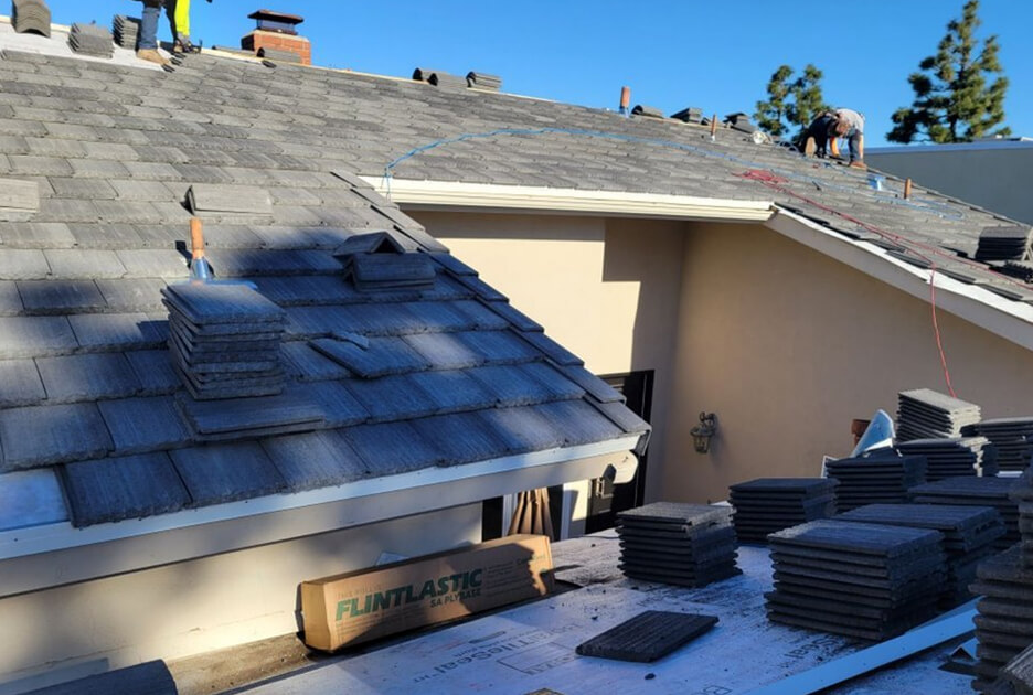 Reroofing services