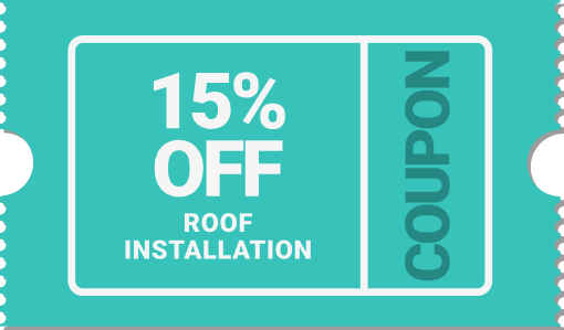 Coupon - 15% off roof installation